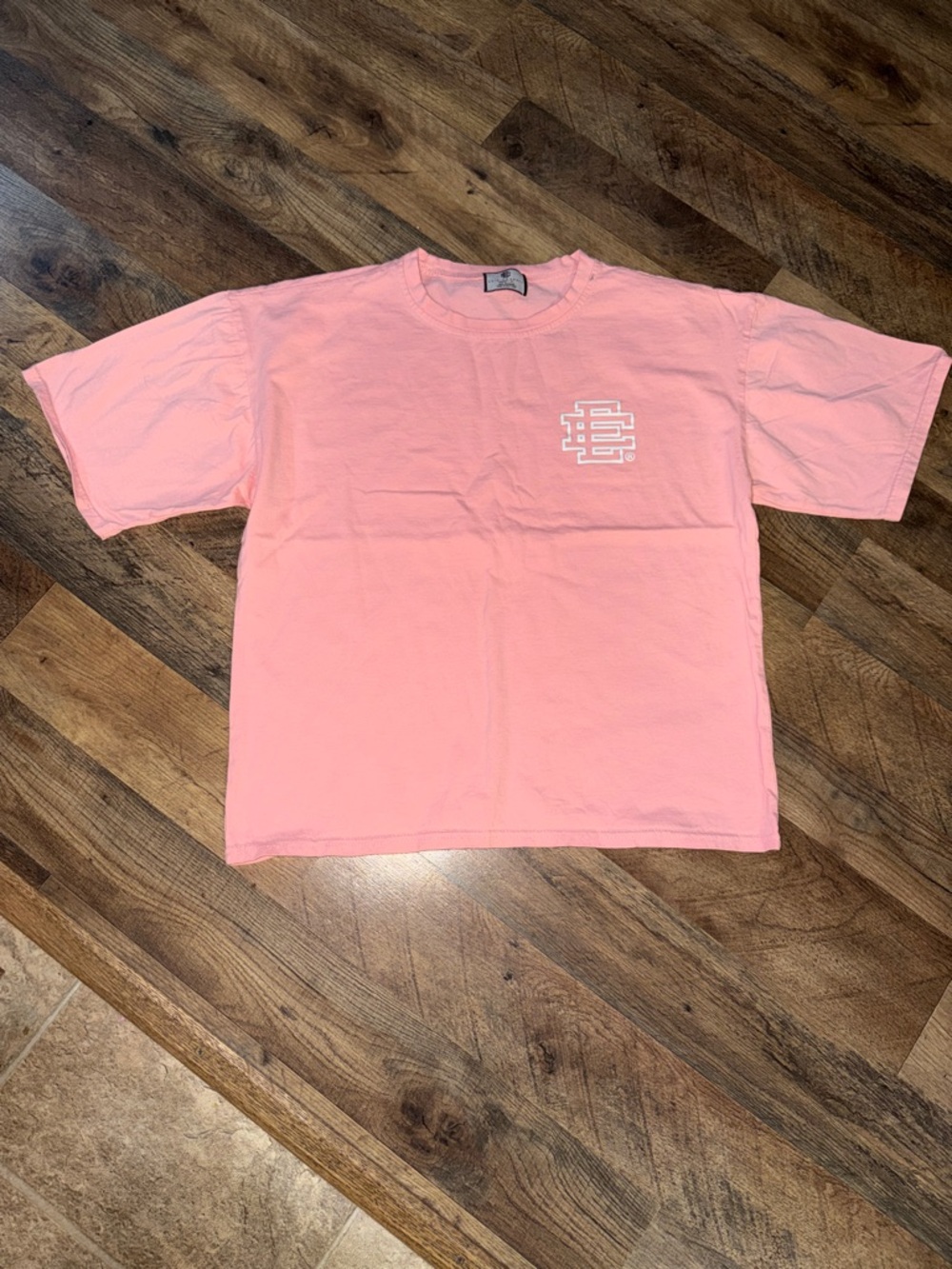 Eric Emanuel Pink Graphic Logo Tee